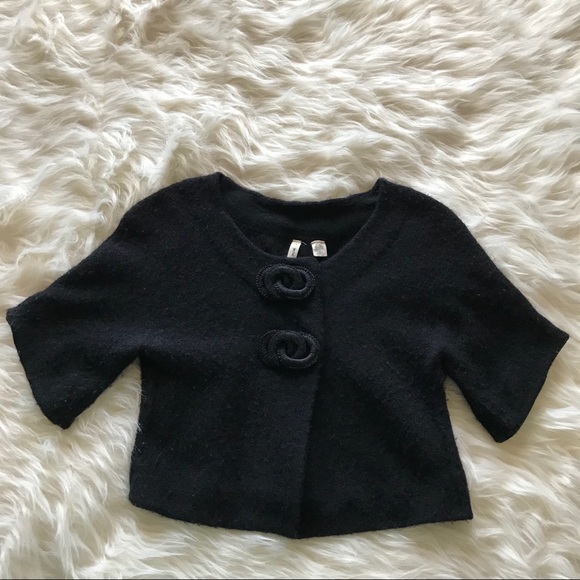 Anthropologie Sweaters - Anthropologie | Moth Cropped Wool Cardigan sz Sm